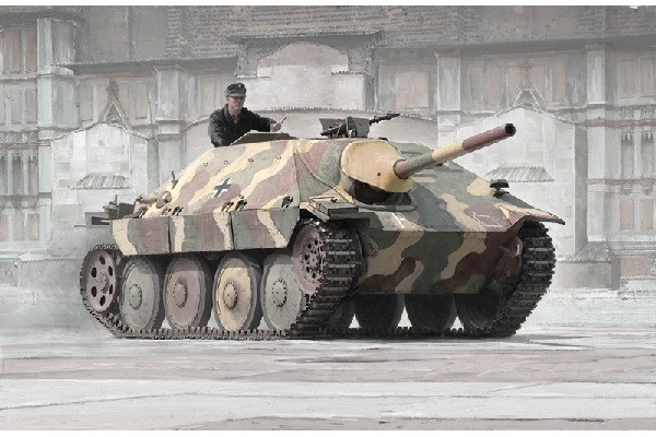 Bild p� Byggmodell stridsvagn - Jagdpanzer 38t Hetzer - 1:35 - IT