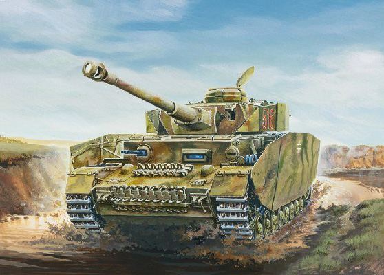 RC Radiostyrt Byggmodell stridsvagn - Sd.Kfz. 161/2 PzKpfw. IV Ausf. H - 1:35 - IT