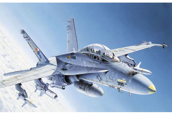 RC Radiostyrt Byggmodell flyg - F:A-18 Wild Weasel C:D - Decal FI - 1:72 - IT