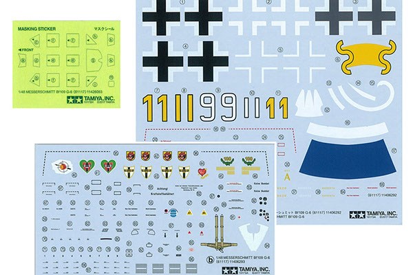 Byggmodell flygplan - Messerschmitt Bf 109 G-6 - 1:48 - Tamiya