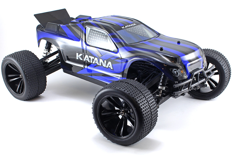 Radiostyrda bilar - 1:10 - Katana Truggy 4wd - Blå - 2,4Ghz - RTR