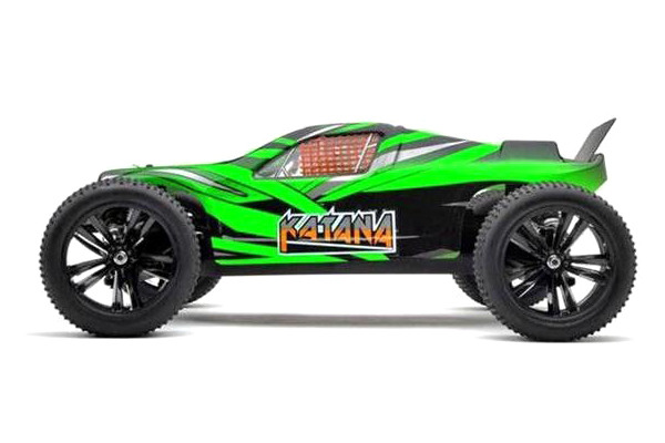 Radiostyrda bilar - 1:10 - Katana Truggy BL 4wd - Grön - 2,4Ghz - RTR