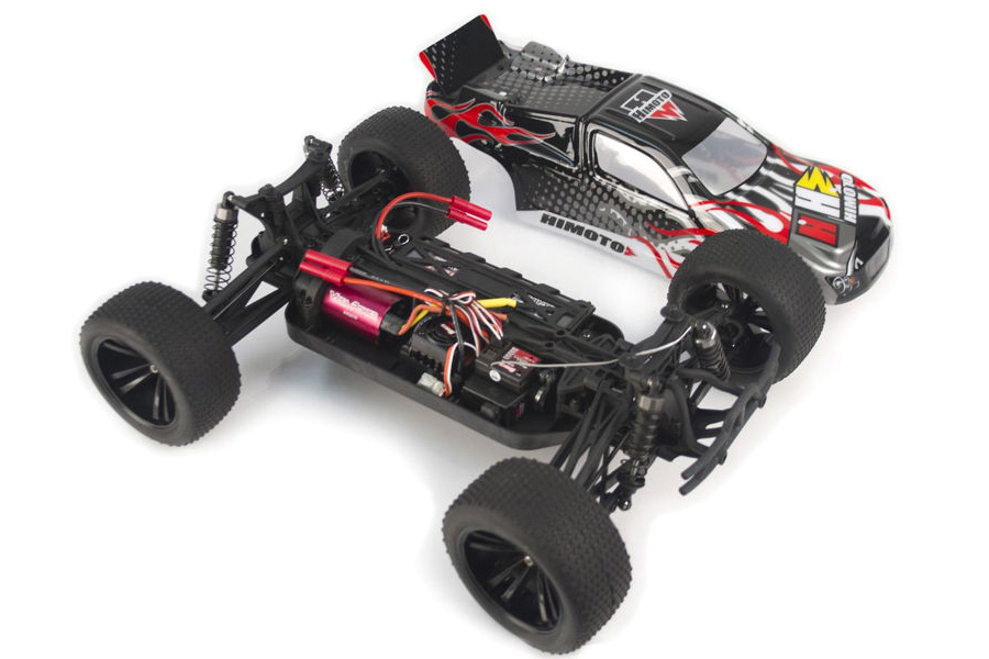 Radiostyrda bilar - 1:10 - Katana Truggy BL 4wd - Grön - 2,4Ghz - RTR