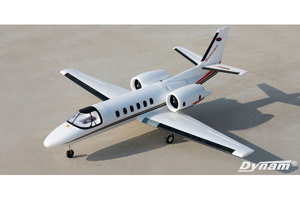 Radiostyrt flygplan - Cessna 550 Turbo 1,2m - BL - 4ch - 2,4Ghz -SRTF