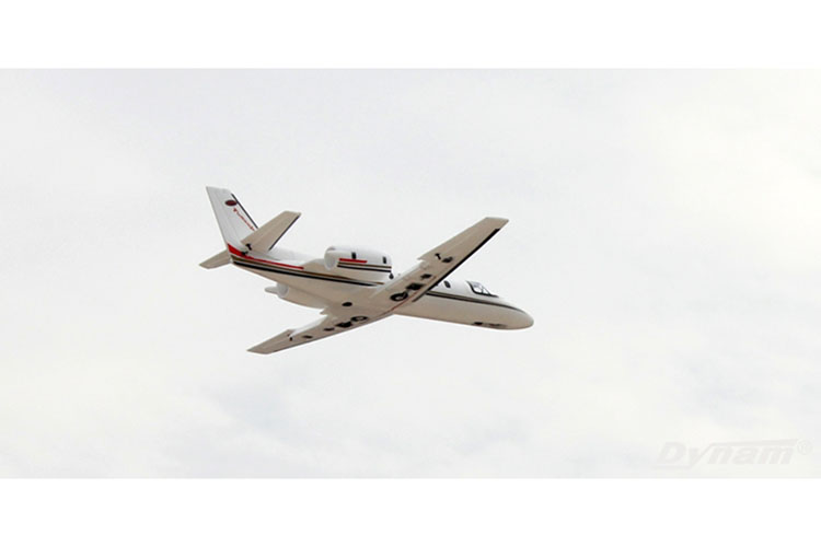 Radiostyrt flygplan - Cessna 550 Turbo 1,2m - BL - 4ch - 2,4Ghz -SRTF