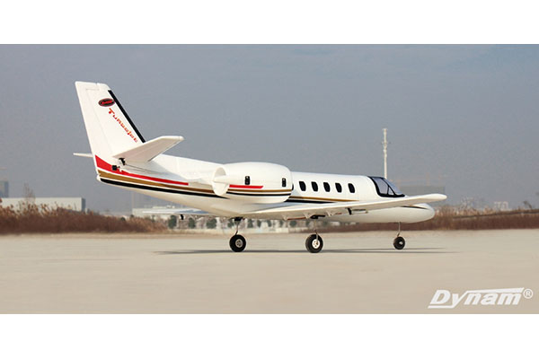 Radiostyrt flygplan - Cessna 550 Turbo 1,2m - BL - 4ch - 2,4Ghz -SRTF