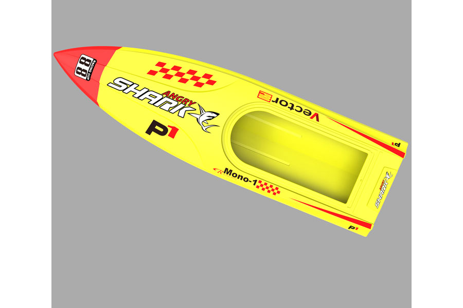 Thumbnail 734 f�r Borstl&ouml;sa RC b&aring;tar - Shark BL - 2,4Ghz - ARTR