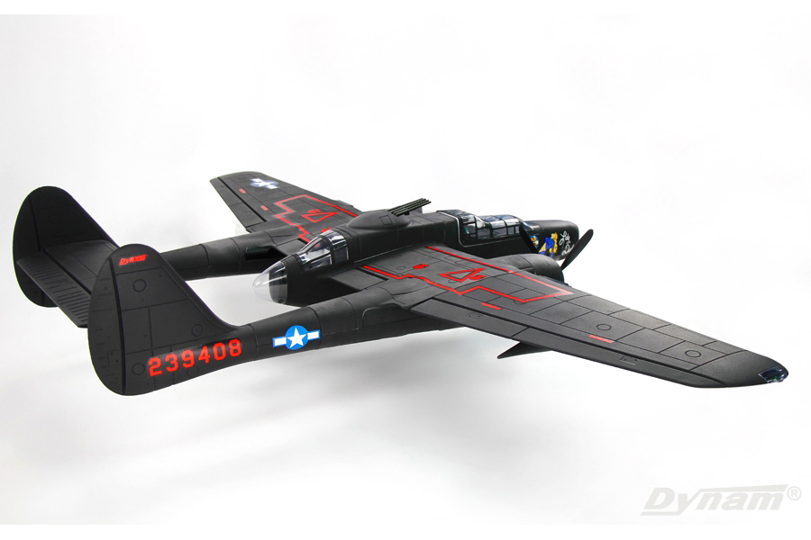 Flygplan - P-61 Black Widow BL 1,5m - 2,4Ghz - 6ch - SRTF