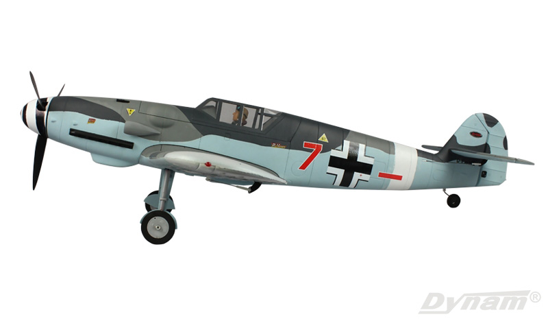 Flygplan - Messerschmitt BF-109 BL 1,3m - 2,4Ghz - 4ch - SRTF