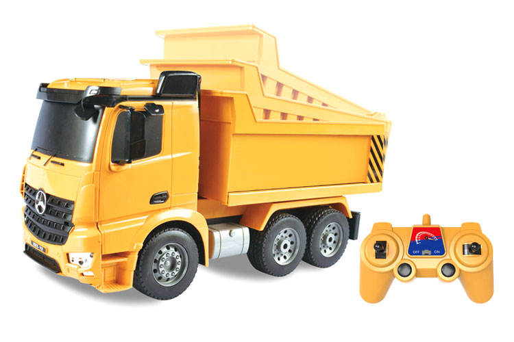 Radiostyrd lastbil - Mercedes Benz Dumpers - 1:26 - 2,4Ghz - RTR