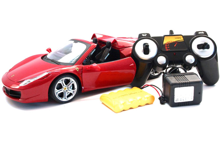 Thumbnail 734 f�r Radiostyrd bil - Ferrari z R&ouml;d - 1:14 - D Eagle