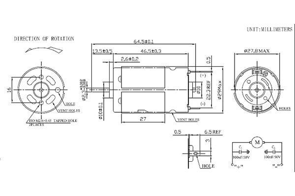 Elmotor - 480 SWIFT 7.2V engine