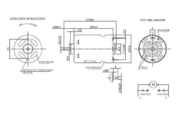 Elmotor - 500 SWIFT 12V engine - GPX