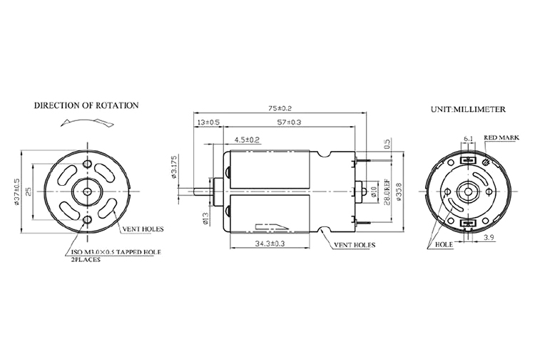 Elmotor - 550 SWIFT 7.2V engine - GPX