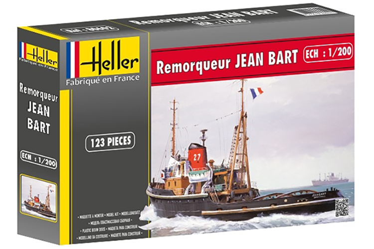 RC Radiostyrt Byggmodell båt - Remorqueur JEAN BART Tugboat - 1:200 - HE