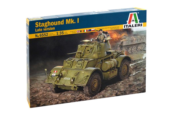 Byggmodell stridsfordon - Staghound MK.I - 1:35