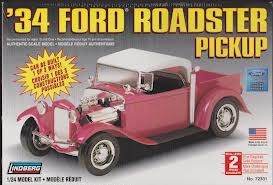 Byggmodell bil - Ford Roadster 1934 - 1:25 - Lindberg