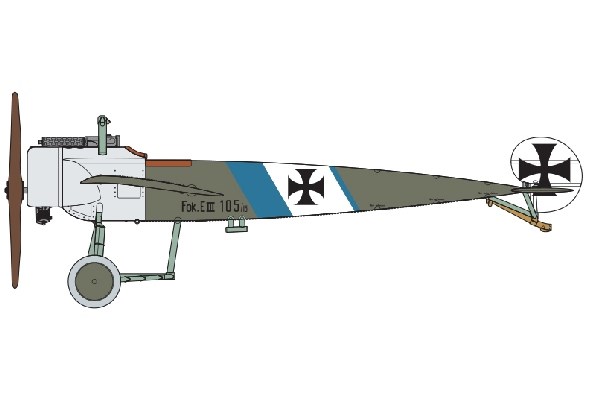 Byggmodell flygplan - Fokker E.III Eindecker - 1:72 - AirFix