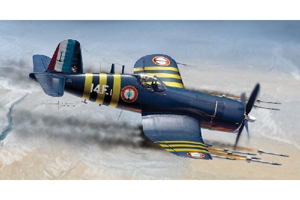 Byggmodell flygplan - F4U-7 Corsair - 1:72 - IT