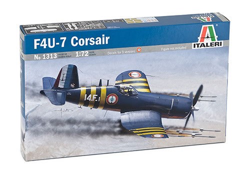 Byggmodell flygplan - F4U-7 Corsair - 1:72 - IT
