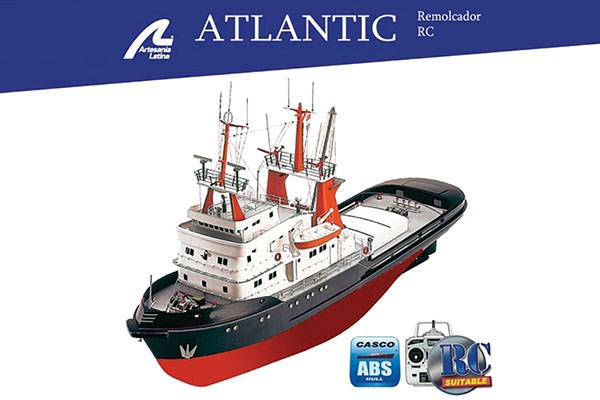 Byggmodell båt - Tugboat Atlantic - suit for r/c