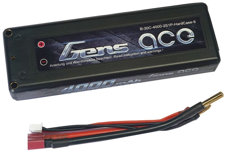 Batteri - 7,4V 4000mAh LiPo - 30C - Gens Ace
