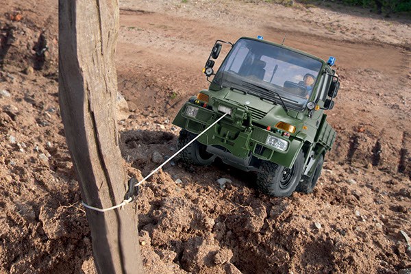 RC lastbil - MB Unimog U300 Military 2,4GHz - 1:12 - Carsson