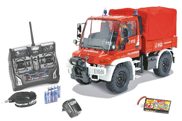 Bild p� RC lastbil - Utryckningsfordon Unimog U300 2,4GHz - 1:12 - Carsson