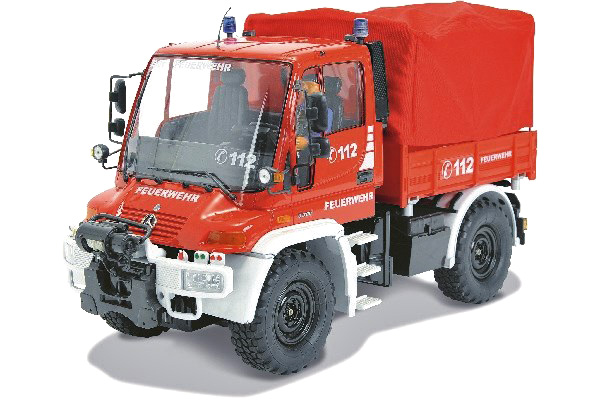 Thumbnail 734 f�r RC lastbil - Utryckningsfordon Unimog U300 2,4GHz - 1:12 - Carsson