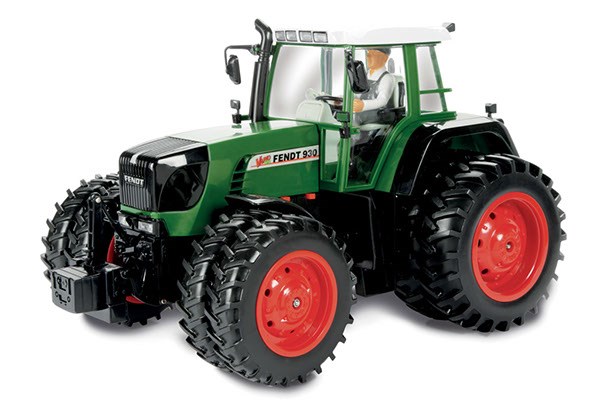 Radiostyrd traktor - Fendt 930 Traktor Double Wheel - Släp 2,4Ghz - 1:14 - RTR