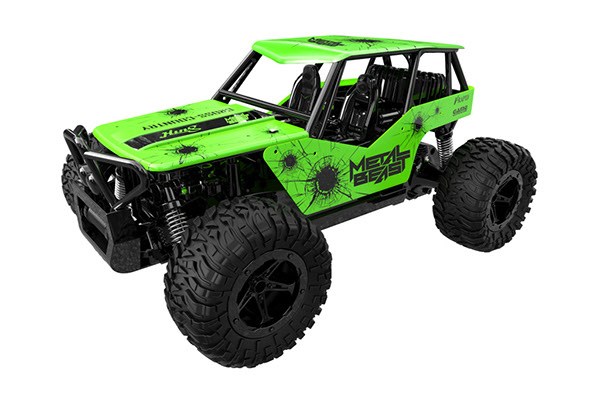 Demo - Radiostyrd bil - Metall Beast Grön - 2,4Ghz - 1:16 - RTR