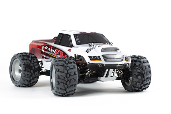 Demo 2 - Radiostyrd bil - 1:18 - Monster Dash 4wd - 2,4Ghz - RTR