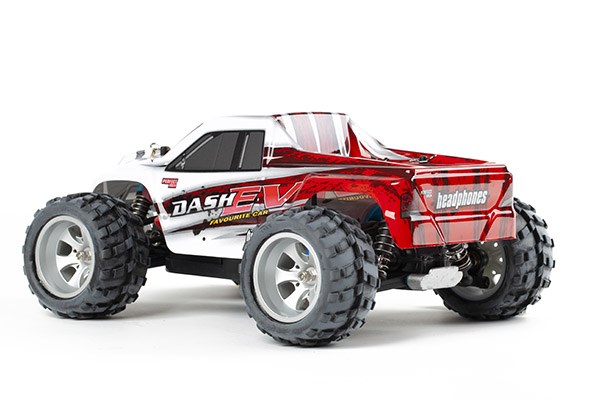 Demo - Radiostyrd bil - 1:18 - Monster Dash 4wd - 2,4Ghz - RTR