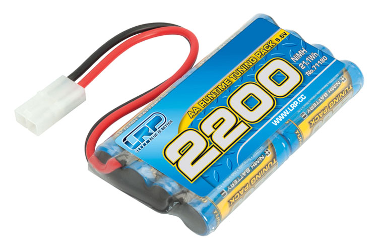 RC Radiostyrt Batteri - 9,6V 2200mAh NiMH - LRP