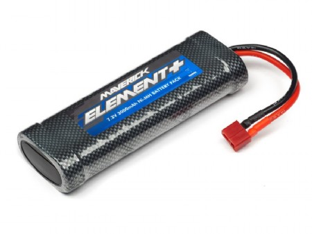 RC Radiostyrt Batteri - 7,2V 3000mAh NiMH - MBP-26 T-kontakt