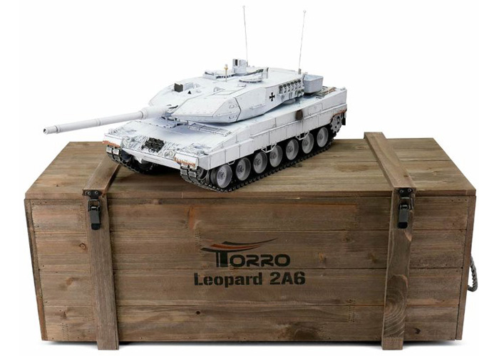 RC tank 1:16 - Leopard 2A6 UN - Torro Pro IR - 2,4Ghz - RTR