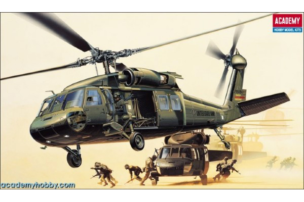RC Radiostyrt Byggmodell helikopter - UH-60L BLACK HAWK (helikopter 16) - 1:35 - AC