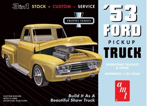 Bild p Byggmodell bil - 1953 Ford  - 1:25 - AMT