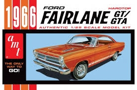 RC Radiostyrt Byggmodell - 1966 Ford Fairlane GT - 1:25 - AMT
