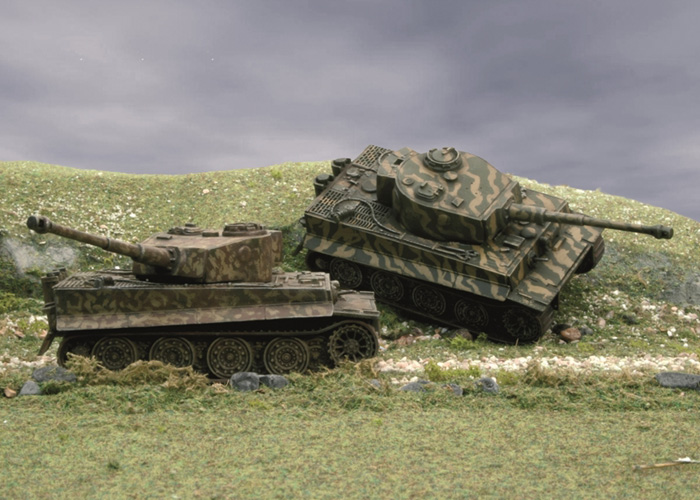 RC Radiostyrt Byggmodell stridsvagn - PZ.Kpfw .VI Tiger I ausF. E2 - 1:72 - IT