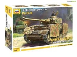 RC Radiostyrt Byggmodell stridsvagn - Panzer IV Ausf.H Sd.Kfz.161/2 - 1:72 - Zv
