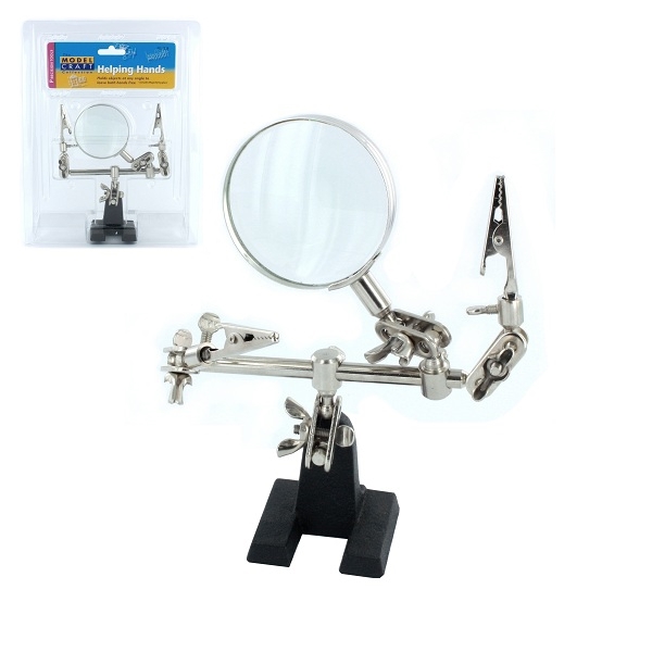 RC Radiostyrt Byggmodell verktyg - Helping hand w glasmagnifier - MC