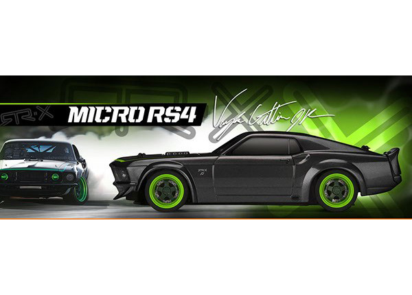 Radiostyrda bilar - 1:18 - MICRO RS4 1969 FORD MUSTANG - 2,4Ghz - RTR