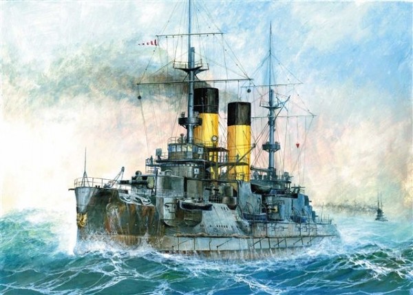 RC Radiostyrt Byggmodell krigsfartyg - Knyaz  Suvorov - 1:350 - Zv