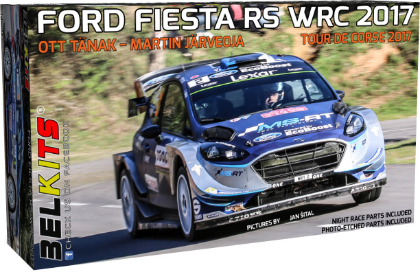 RC Radiostyrt Byggmodeller - Bilar - Ford Fiesta RS WRC 2017 - Bk