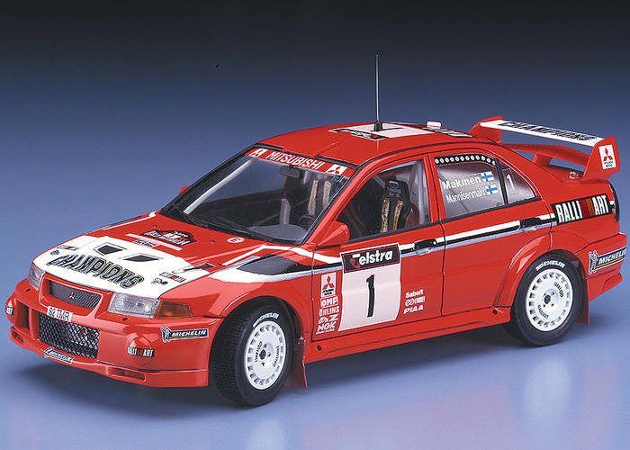 RC Radiostyrt Byggmodell bil - Mitsubishi Lancer Evolution VI 1999 WRC - 1:24 - HG