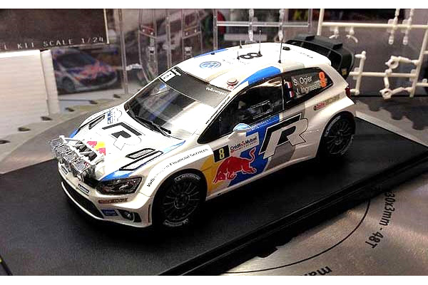 RC Radiostyrt Byggmodell bil - Volkswagen Polo WRC - 1:24 - Bk