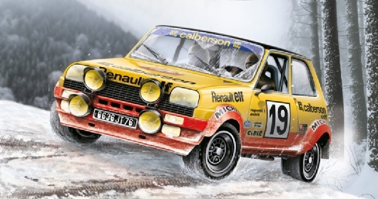RC Radiostyrt Byggmodell bil - Renault R5 Rally - 1:24 - IT