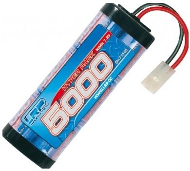 RC Radiostyrt Batteri - 7,2V 5000mAh NiMH - LRP