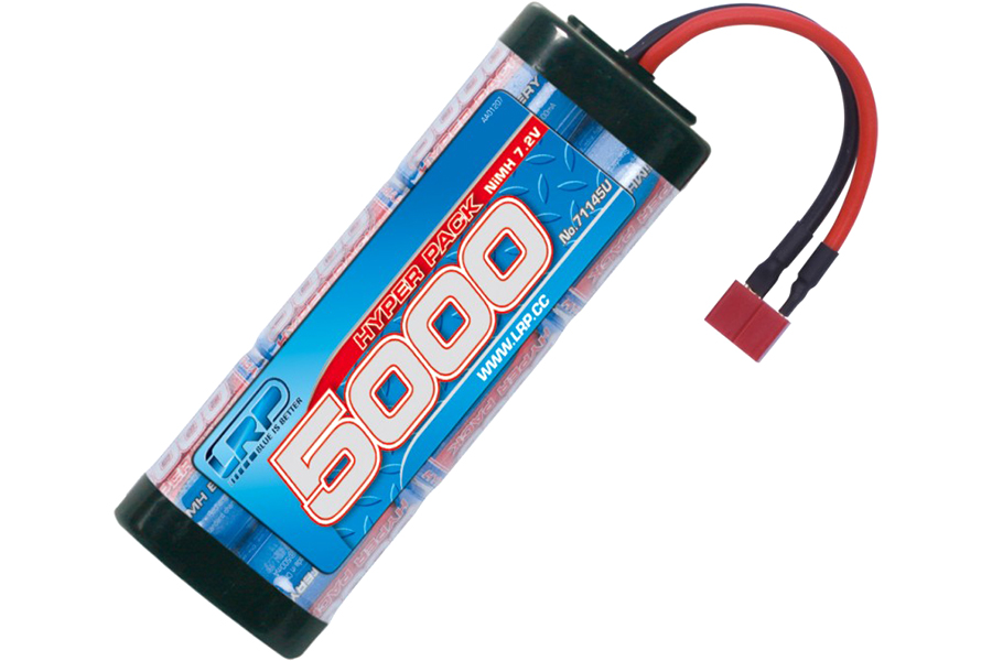 Batteri - 7,2V 5000mAh NiMH - T-kontakt - LRP